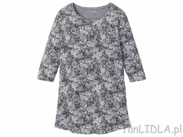 Koszula nocna damska Esmara Lingerie, cena 24,99 PLN 
- rozmiary: XS-L
- 85% bawełny, ...