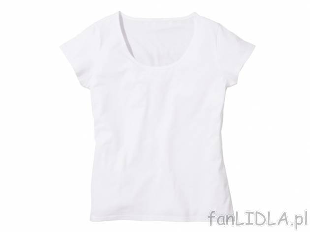 T-shirt damski Esmara, cena 11,99 PLN za 1 szt. 
- 6 kolorów
- rozmiary: M-XL
- ...