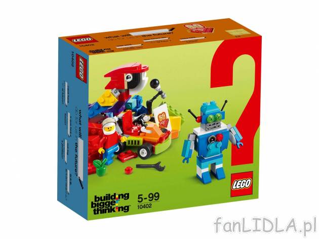 LEGO® 10402 Wyprawa w przyszłość , cena 39,99 PLN 
Jak roboty będą nam pomagać ...