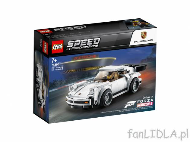 Klocki Lego 75895 Lego, cena 54,90 PLN  
-  1974 Porsche 911 Turbo 3.0
Opis