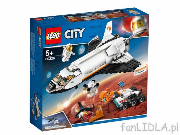 Klocki Lego 60226 Lego, cena 105,00 PLN  
-  Wyprawa badawcza na Marsa
Opis