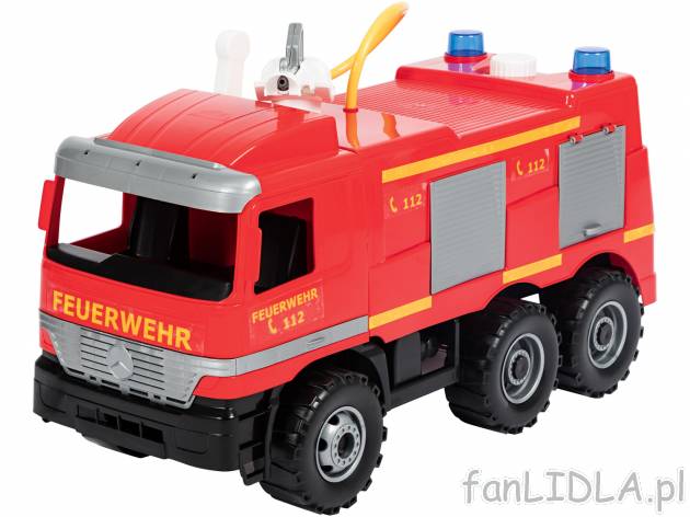 Duże auta do zabawy: śmieciarka lub wóz strażacki , cena 99,00 PLN 
- prawdziwy ...
