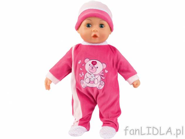 Lalka interaktywna Piccolina First Words Baby Bayer, cena 49,99 PLN 
- z ubrankiem, ...