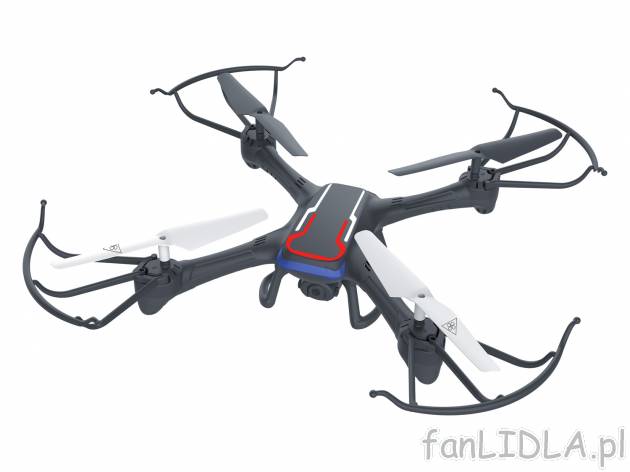 Dron z kamerą , cena 169,00 PLN 
- bogaty zestaw akcesoriów
- ładowanie przez ...