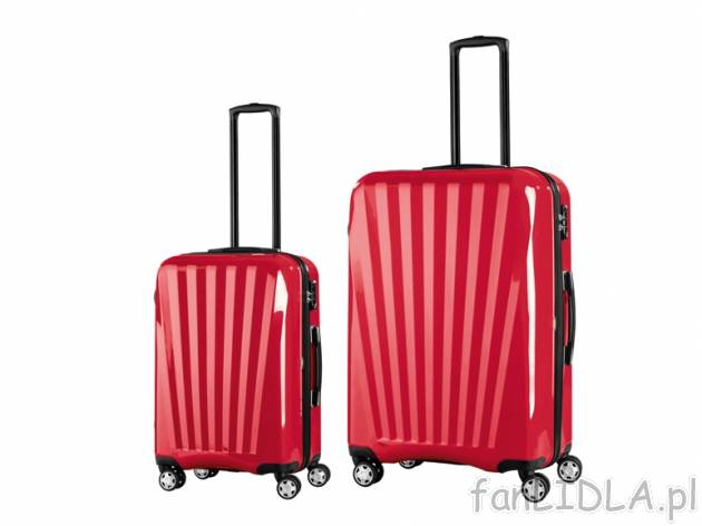 Zestaw walizek z poliwęglanu, 2 szt. , cena 349,00 PLN za 1 opak. 
- niewielki ...