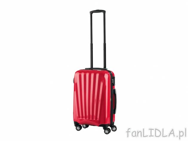 Poliwęglanowa walizka podręczna , cena 149,00 PLN za 1 szt. 
- niewielki ciężar
- ...