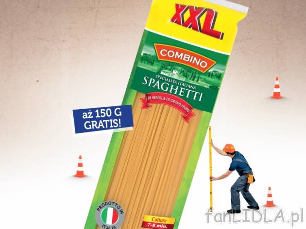 Spaghetti , cena 1,99 PLN za 600 g, 1kg=3,32 PLN. 
- Oryginalny, włoski makaron, ...