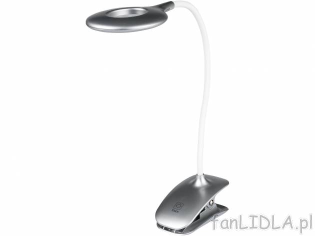 Lampka biurkowa LED Livarno, cena 59,90 PLN 
- możliwość regulacji ramienia
- ...