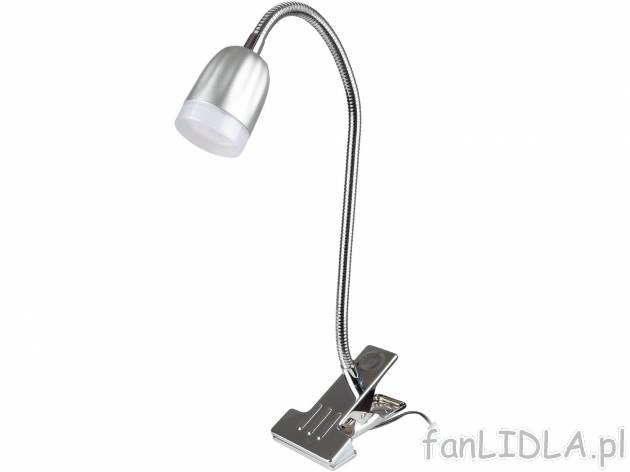 Lampka biurkowa LED Livarno, cena 32,99 PLN 
- 9 energooszczędnych diod LED o ...