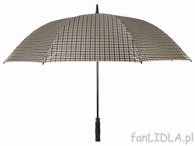 Duży parasol automatyczny Ø 130 cm Topmove, cena 29,99 PLN 
- szkielet z włókna ...