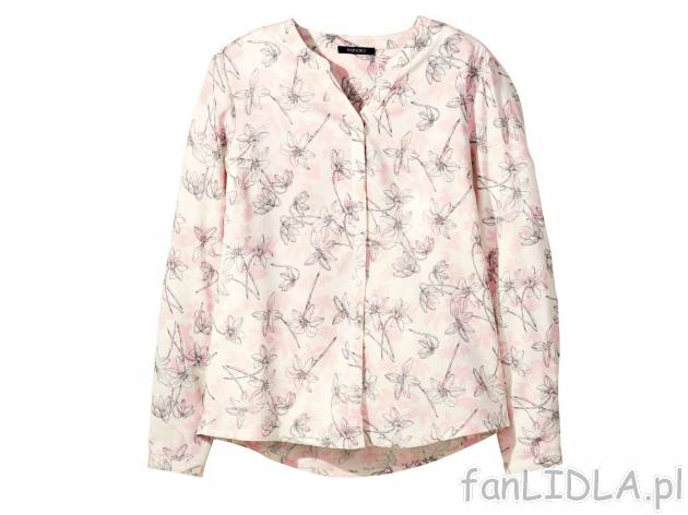 Koszula z wiskozy , cena 33,00 PLN. Do wyboru aż 9 wzorów: w kwiaty, gładkie ...