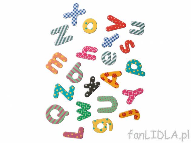 Magnetyczne litery lub cyfry i symbole matematyczne United Office, cena 14,99 PLN ...
