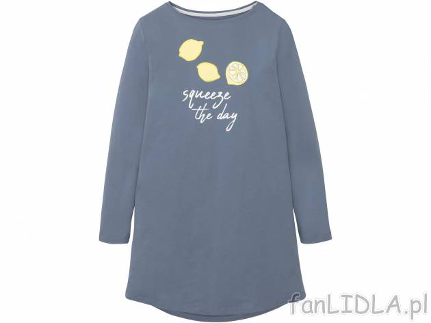 Koszula nocna damska z biobawełny Esmara Lingerie, cena 29,99 PLN 
- rozmiary: ...