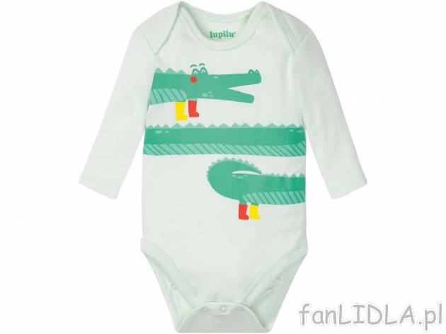 Body niemowlęce , cena 5,99 PLN 
- rozmiary: 62-92
- 100% bawełny
Dostępne ...