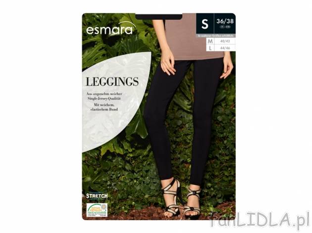 Legginsy Esmara, cena 17,99 PLN za 1 para 
- czarne lub grafitowe 
- długie lub ...