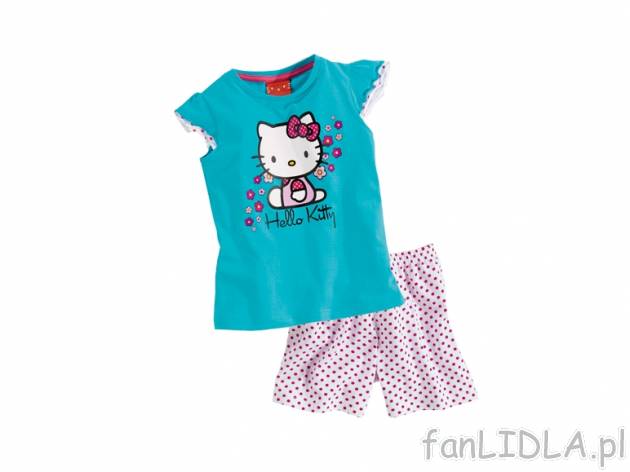 Piżama Cars lub Hello Kitty , cena 22,99 PLN za 1 opak. 
- do wyboru: 2 wzory ...