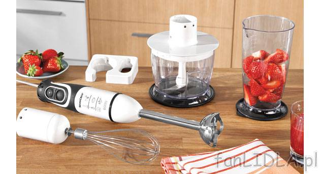 Blender ręczny 600 W - zestaw, cena 79,90PLN
- wielofunkcyjny do wszechstronnego ...