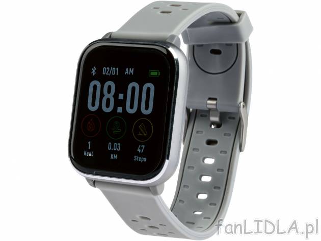 Smartwatch* Silvercrest, cena 119,00 PLN 
*produkt dostępny przy kasie 
- AKTYWNOŚĆ ...