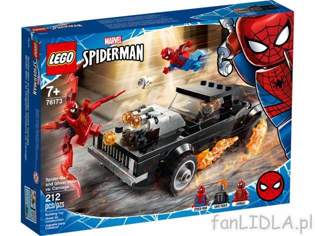 76173 Spider-Man i Upiorny Jeździec kontra Carnage Lego, cena 69,90 PLN  

Opis