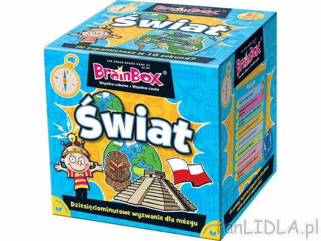 BrainBox , cena 44,99 PLN 
- emocjonująca 10-minutowa gra edukacyjna
- w zestawie: ...