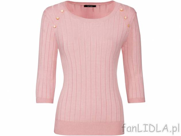 Sweter damski Esmara, cena 34,99 PLN 
- rozmiary: S-L
- miękki i przyjemny w ...