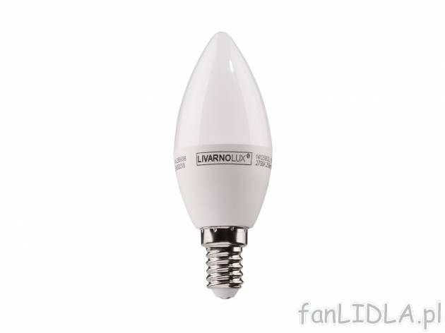 Żarówka LED , cena 5,99 PLN 
- 3 wzory
- gwint: E14
- klasa energetyczna A+
- ...