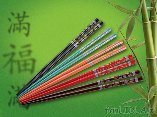 Bambusowe pałeczki , cena 0,00 PLN za 
- Bambusowe pałeczki 5 par lub bambusowe ...