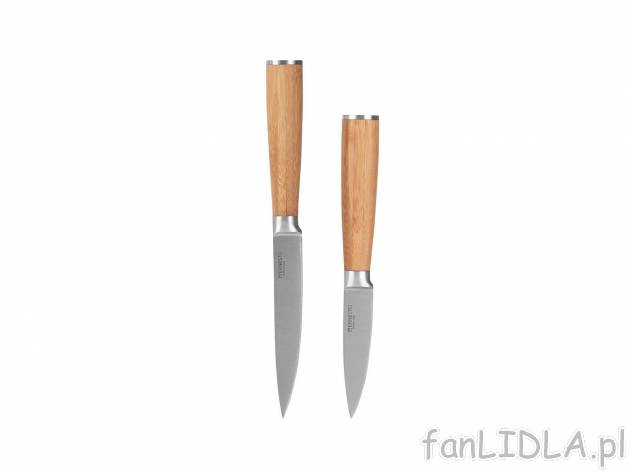 Nóż lub zestaw noży , cena 29,99 PLN. Noże z drewnianą rączką, o eleganckim ...
