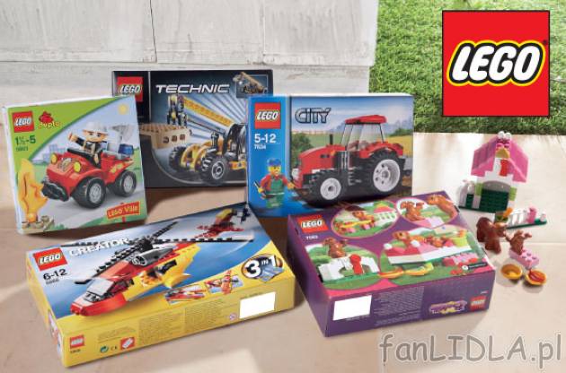 Klocki LEGO, cena 31,99PLN
- do wyboru zestaw:
- Duplo - strażak w samochodzie, ...