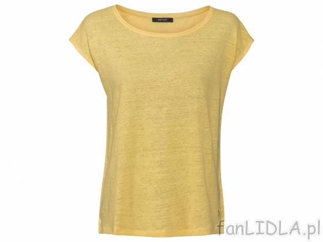 Koszulka damska z lnu Esmara, cena 39,99 PLN 
- rozmiary: XS-L
- 100% lnu
Dostępne ...