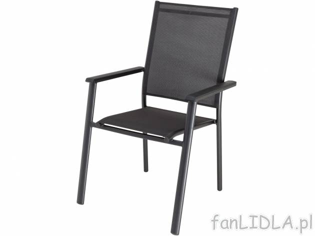 Krzesło aluminiowe , cena 119,00 PLN 
- 61 x 99 x 66 cm (szer. x wys. x gł.)
- ...