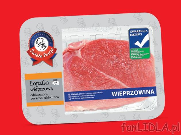 Łopatka wieprzowa, bez kości , cena 10,79 PLN za 1 kg