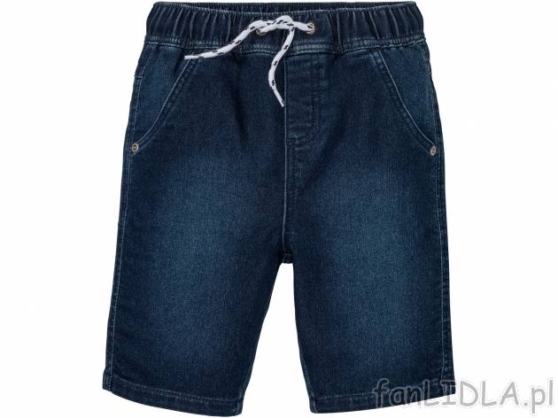 Szorty jeansowe chłopięce , cena 29,99 PLN 
- 98% bawełny, 2% elastanu (LYCRA®)
- ...