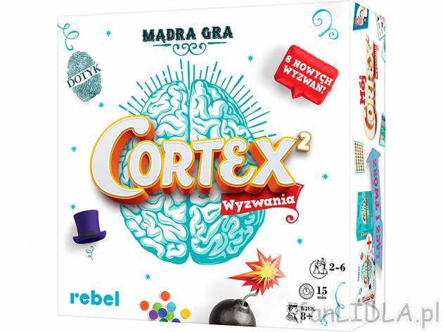 Gra edukacyjna Cortex , cena 44,99 PLN 
- Cortex pozwoli Wam rozgrzać obie półkule ...