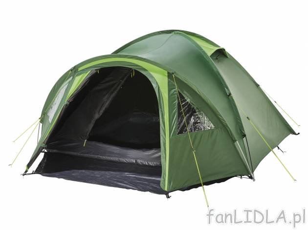 4-osobowy namiot igloo z podwójnym dachem i zaciemnieniem Crivit, cena 259,00 PLN ...