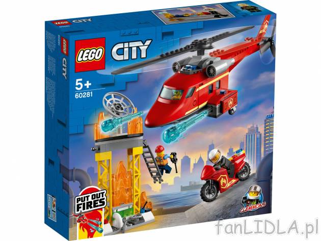 Klocki LEGO 60281 Lego, cena 99,00 PLN  
Strażacki helikopter ratunkowy
Opis
