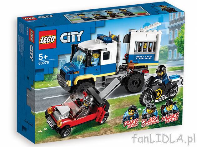 Klocki LEGO 60276 Lego, cena 64,90 PLN  
Policyjny konwój więzienny
Opis