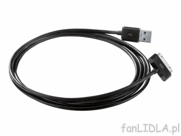 Kabel łączący , cena 17,99 PLN za 1 szt. 
- do synchronizacji i ładowania iPoda, ...
