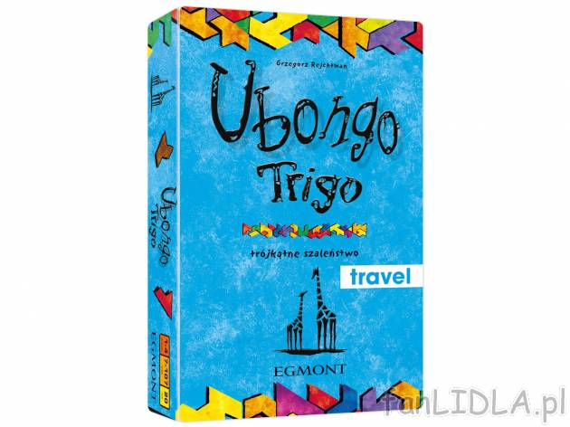 Gra podróżna Ubongo Trigo , cena 37,99 PLN 
- idealna w podr&oacute;ży dzięki ...