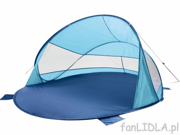 Samorozkładający się namiot plażowy Pop - up Crivit, cena 74,90 PLN 
- ok. 165 ...