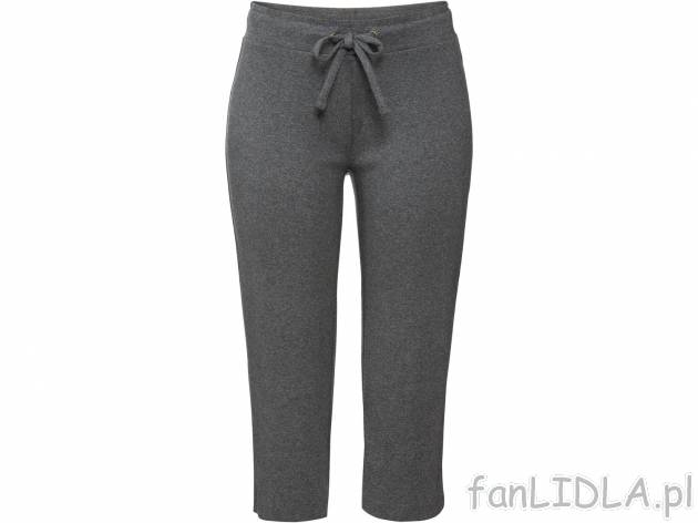 Spodnie damskie 3/4 z bawełny Esmara, cena 24,99 PLN 
- rozmiary: S-L
- 100% bawełny
Dostępne ...