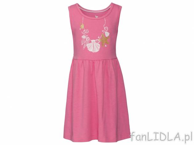 Sukienka dziewczęca z bawełny , cena 14,99 PLN 
- rozmiary: 86-116
- 100% bawełny
Dostępne ...