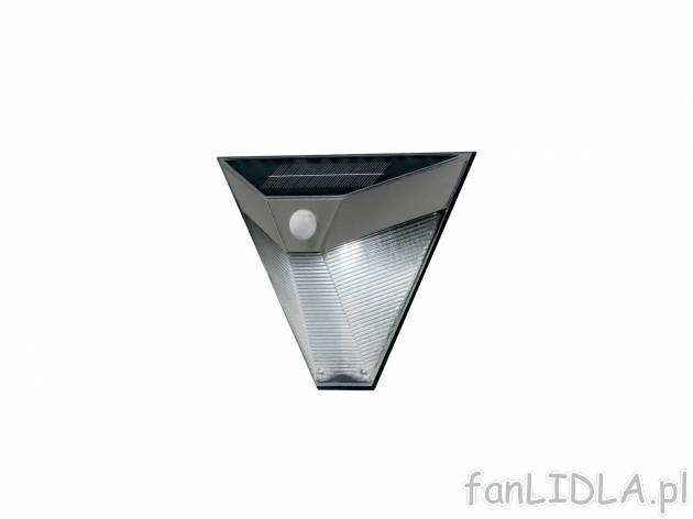 Solarna lampa ścienna LED , cena 79,90 PLN 
- 2 wzory
- wymiary lampy prostokątnej: ...