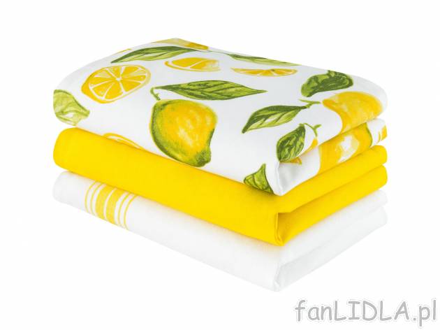 Ręcznik kuchenny 50 x 70 cm, 3 szt.* Meradiso, cena 5,99 PLN 
* Artykuł dostępny ...