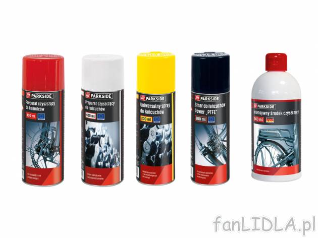 Środki do pielęgnacji roweru , cena 14,99 PLN 
5 wzorów 
- do wyboru: spray lub ...