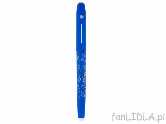 Długopis ścieralny OOPS! , cena 4,99 PLN 
- 2 końcówki wymazujące o grubości ...