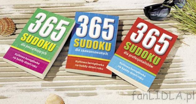 Gra Sudoku, cena 7,99PLN 
- 365 łamigłówek o różnym stopniu trudności
- 3 wzory
