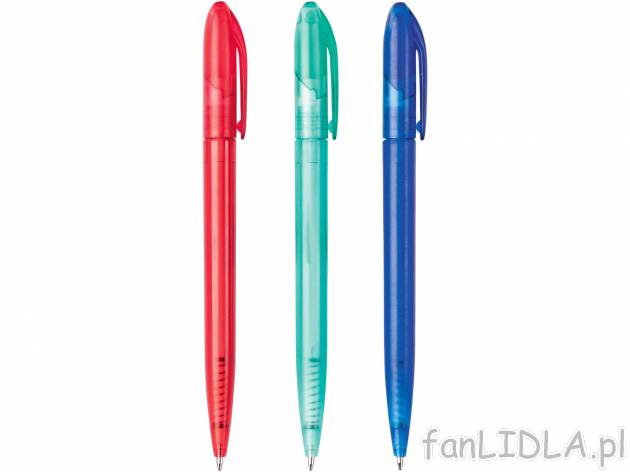 Zestaw 3 długopisów , cena 3,99 PLN  

Opis