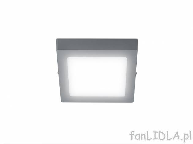 Plafon LED 11 W Livarno, cena 29,99 PLN 
- 17 x 3,2 cm (Ø x wys.)
- białe, naturalne ...
