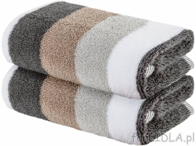 Ręcznik frotté 30 x 50 cm, 2 szt.* , cena 7,99 PLN 
* Artykuł dostępny wyłącznie ...